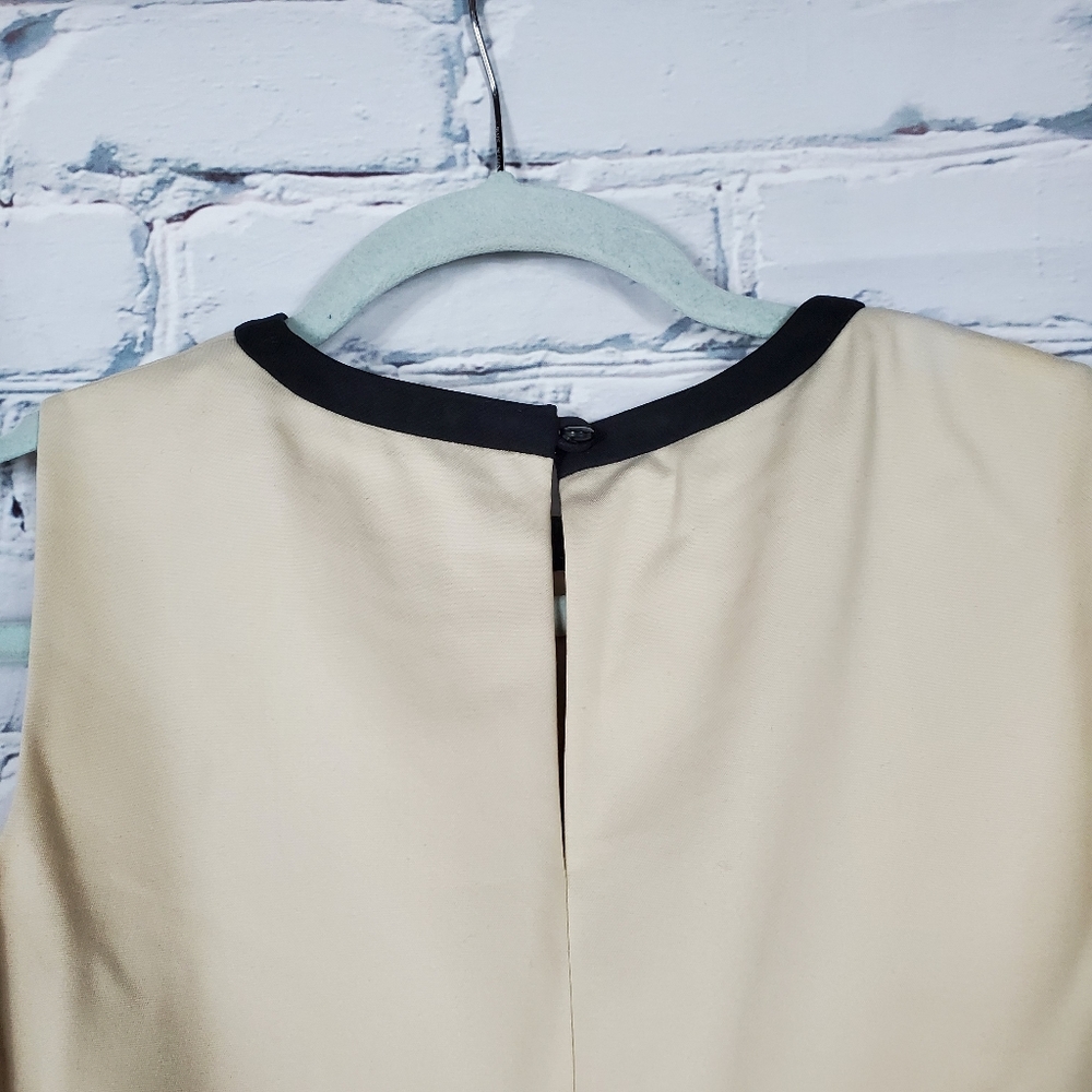 Kate Spade Tan and Black Sheath Dress - Picture 4 of 6